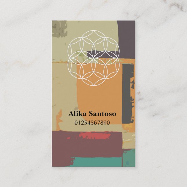 Flower of Life Business Card (Front)
