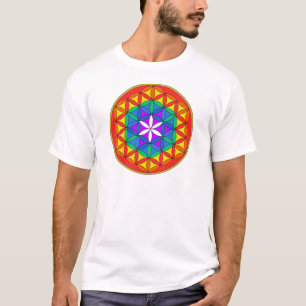 Flower of Life Chakra3.png T-Shirt