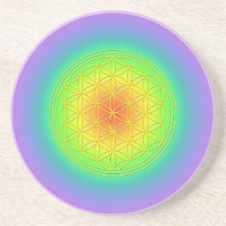 Flower of Life Chakra 1 Coaster