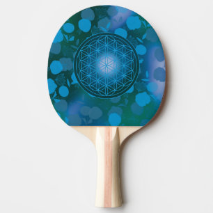 flower of life, chakra,zen,sacred geometric, ping pong paddle