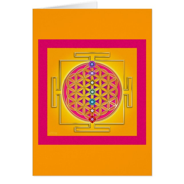 FLOWER OF LIFE - Chakras Yantra (Front)
