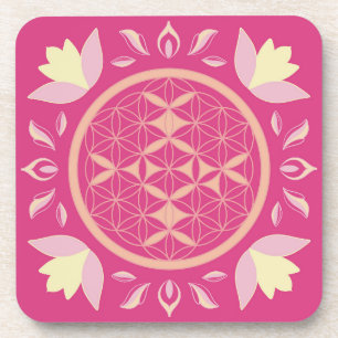 flower of life coaster