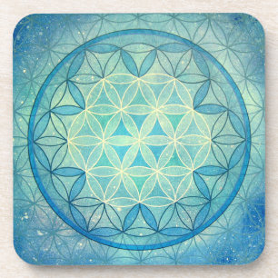 Flower of life coasters