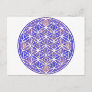 Flower of Life (Colour 3) Postcard