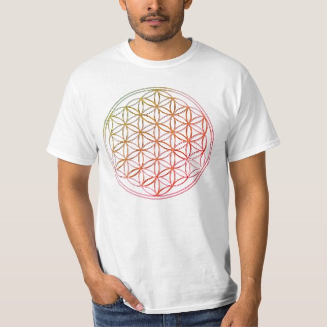 Flower Of Life | coloured T-Shirt (Front)