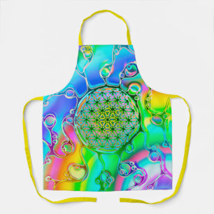 Flower Of Life - Colourfully Ways 1 Apron