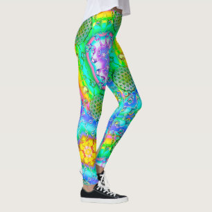 Flower Of Life - Colourfully Ways 1 Leggings
