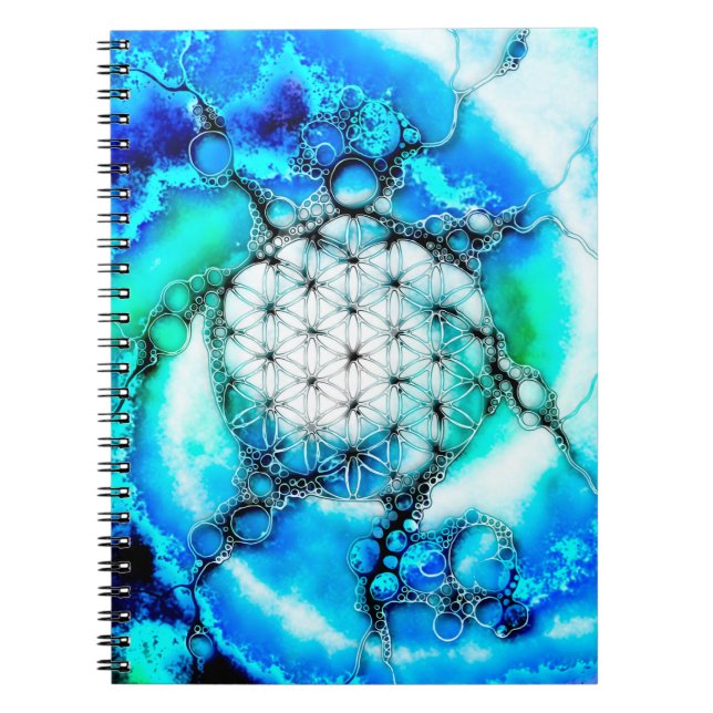 Flower Of Life - Colourfully Ways 2 Notebook (Front)