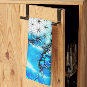 Flower Of Life - Colourfully Ways 2 Tea Towel