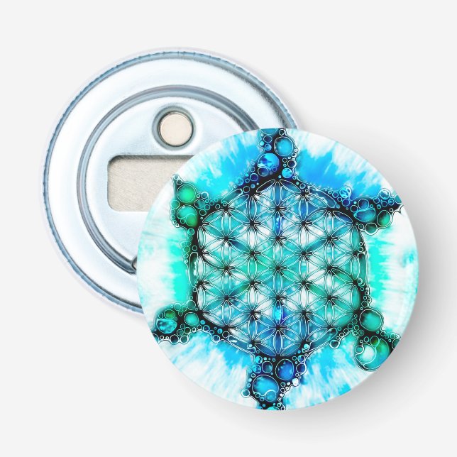 Flower Of Life - Colourfully Ways 3 Bottle Opener (Front)