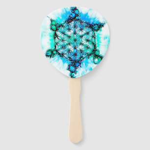 Flower Of Life - Colourfully Ways 3 Hand Fan