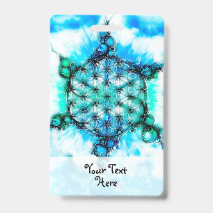 Flower Of Life - Colourfully Ways 3 ID Badge
