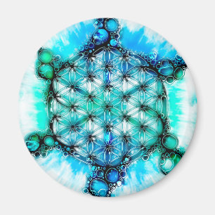 Flower Of Life - Colourfully Ways 3 Magnet