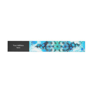 Flower Of Life - Colourfully Ways 3 Wraparound Address Label