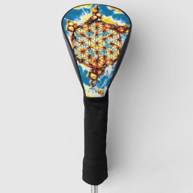 Flower Of Life - Colourfully Ways 5 Golf Head Cover (Front)