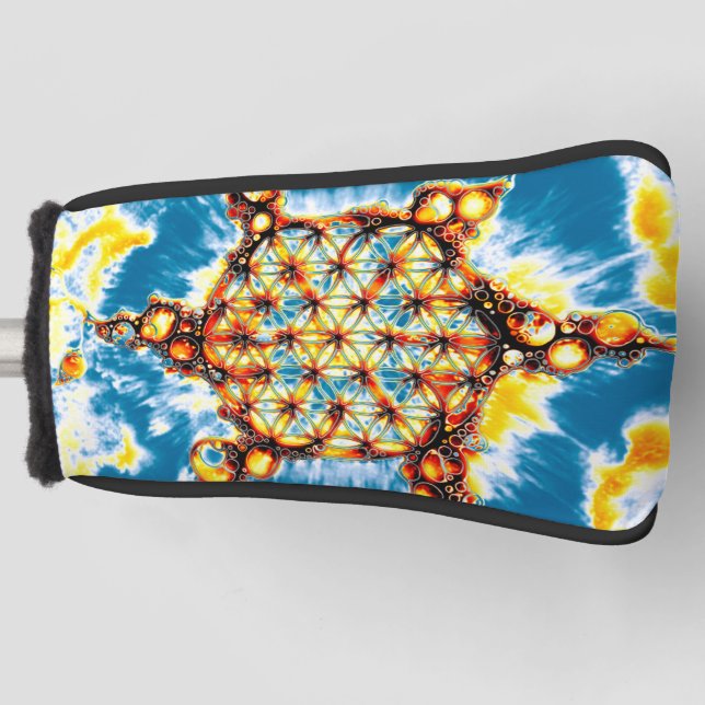 Flower Of Life - Colourfully Ways 5 Golf Head Cover (Front)