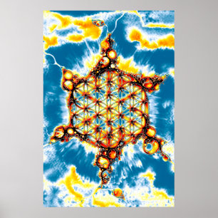 Flower Of Life - Colourfully Ways 5 Poster