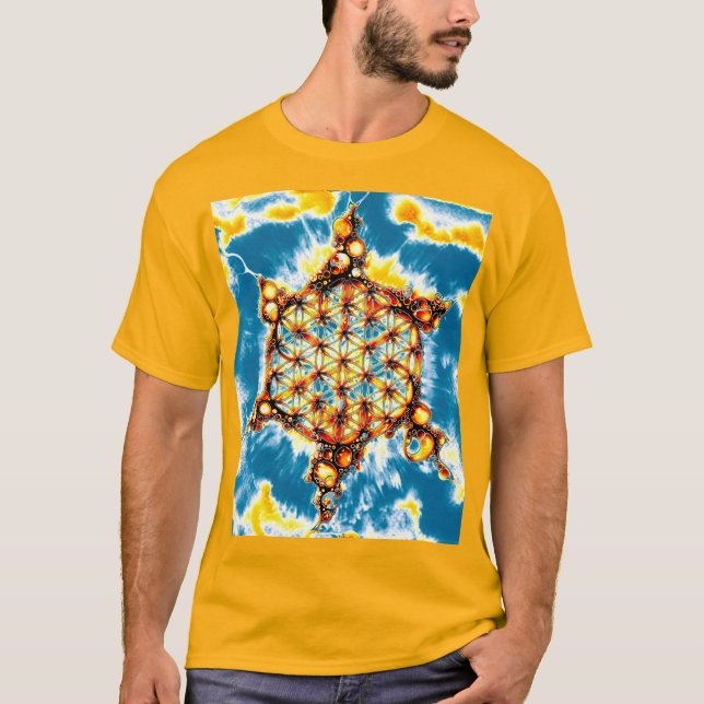 Flower Of Life - Colourfully Ways 5 T-Shirt (Front)