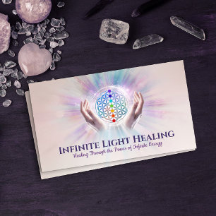 Flower of life -  Energy Healing - Reiki Business Card