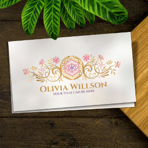 Flower of life - Flourish Ornament Business Card