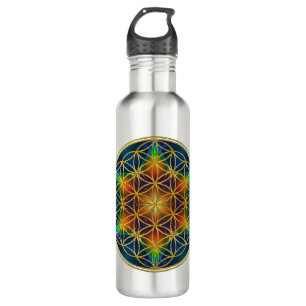 FLOWER OF LIFE - Fractal Blossom 1 710 Ml Water Bottle
