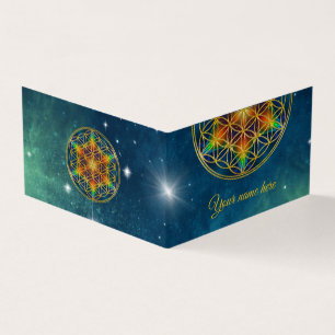 FLOWER OF LIFE - Fractal Blossom 1 Business Card