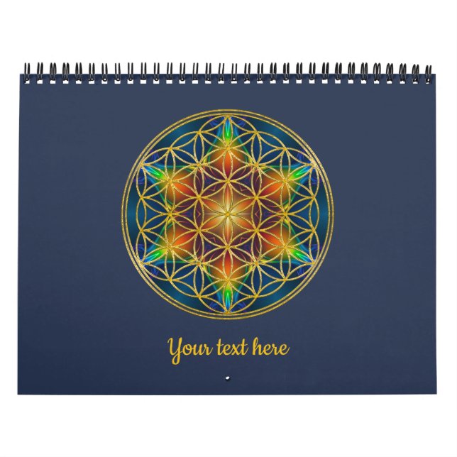 FLOWER OF LIFE - Fractal Blossom 1 Calendar (Cover)