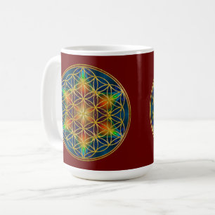 FLOWER OF LIFE - Fractal Blossom 1 Coffee Mug