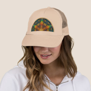 FLOWER OF LIFE - Fractal Blossom 1 Trucker Hat