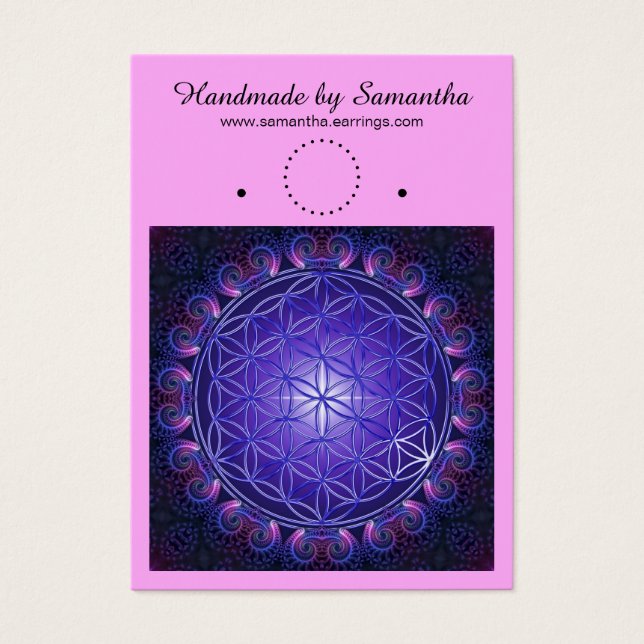 Flower Of Life - Fractal Mandala Square I (Front)