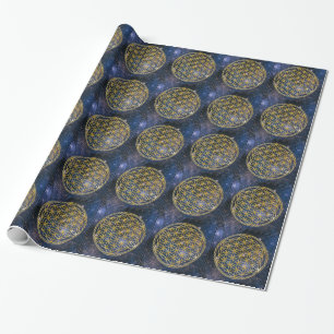 Flower of Life - Galaxy Wrapping Paper