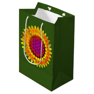 Flower Of Life - Geometric Blossom 4 Medium Gift Bag