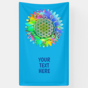 Flower Of Life - Geometric Blossom 5 Banner