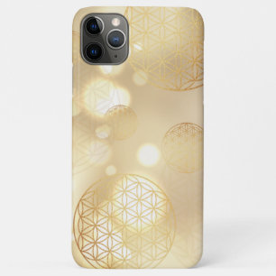 Flower of life gold sparkle Case-Mate iPhone case