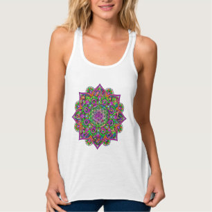 Flower Of Life - Indian Mandala 1 Singlet