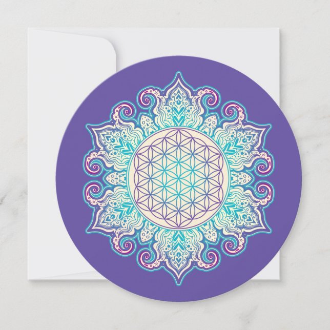 Flower Of Life - Indian Mandala 2 (Front)