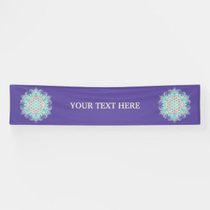 Flower Of Life - Indian Mandala 2 Banner