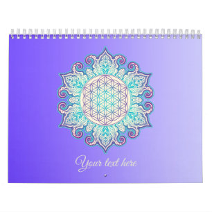 Flower Of Life - Indian Mandala 2 Calendar