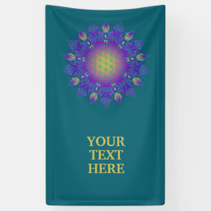 Flower Of Life - Indian Mandala 3 Banner
