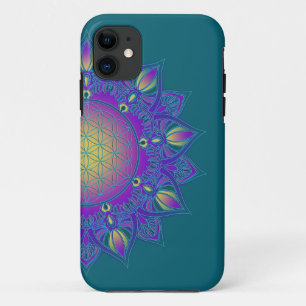 Flower Of Life - Indian Mandala 3 Case-Mate iPhone Case