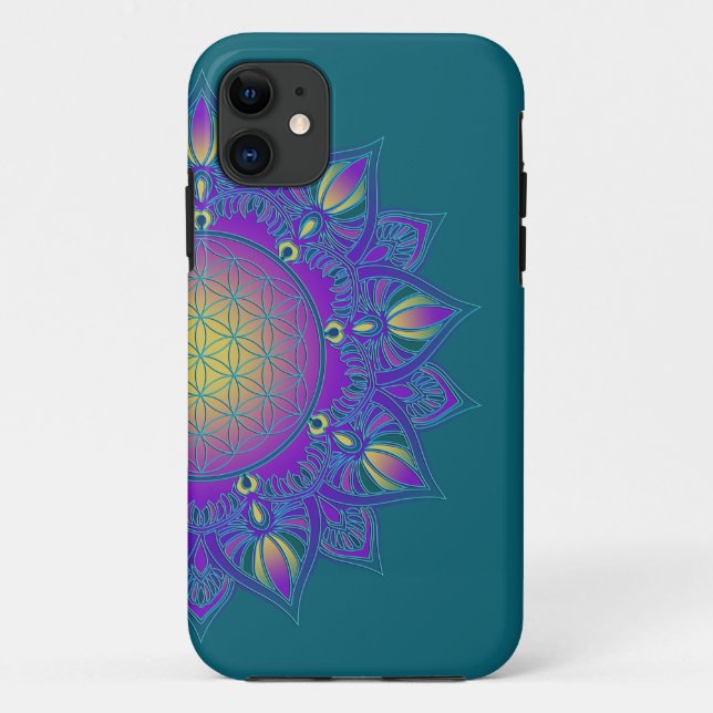 Flower Of Life - Indian Mandala 3 Case-Mate iPhone Case (Back)