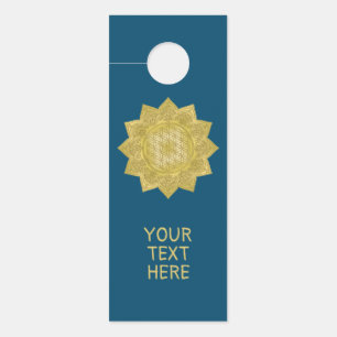 Flower Of Life - Indian Mandala 4 Door Hanger