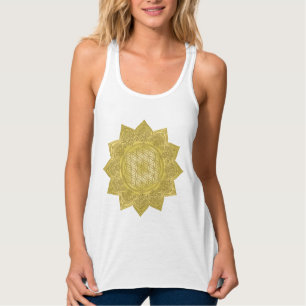 Flower Of Life - Indian Mandala 4 Singlet