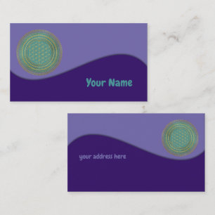 Flower Of Life - Indigenous Mandala 1 Business Card