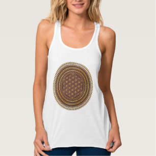Flower Of Life - Indigenous Mandala 3 Singlet