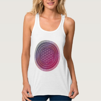 Flower Of Life - Indigenous Mandala 3a Singlet