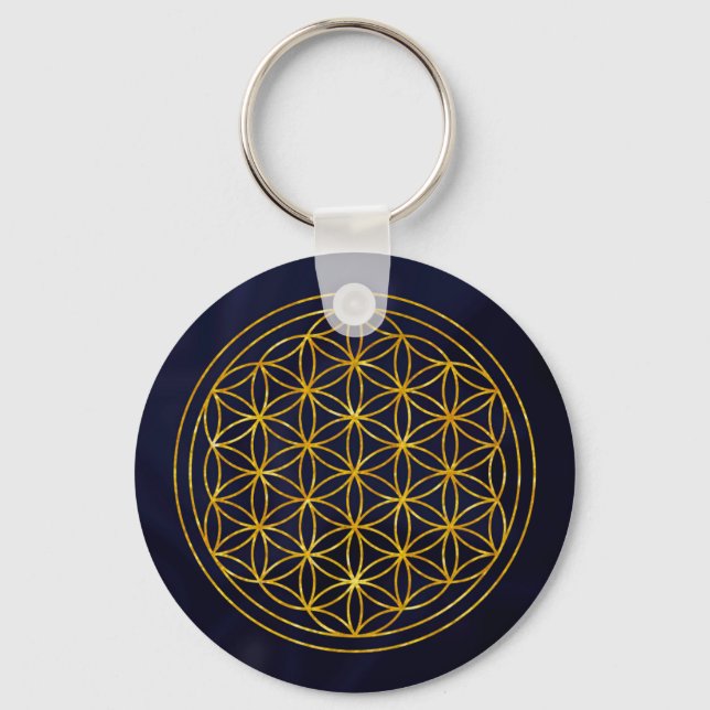 flower of life key ring (Front)
