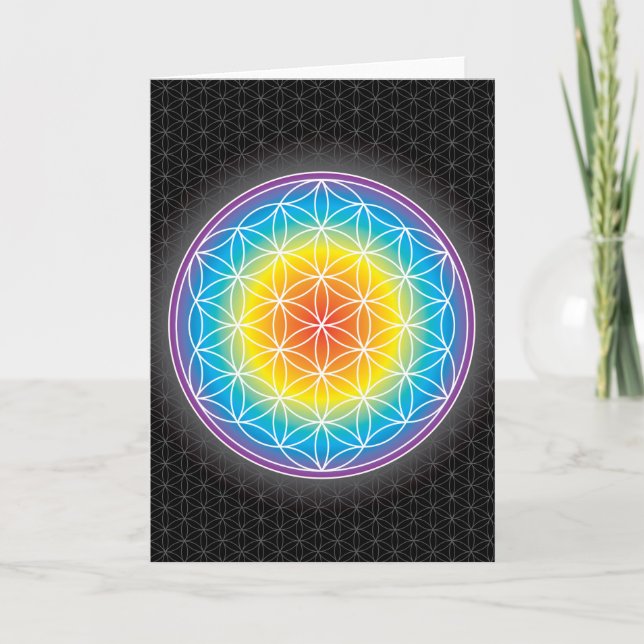 FLOWER OF LIFE - LUMINENCE CARD (Front)