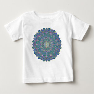 Flower Of Life - Mandala India Style 1 Baby T-Shirt