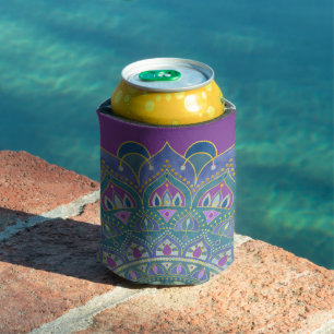 Flower Of Life - Mandala India Style 1 Can Cooler